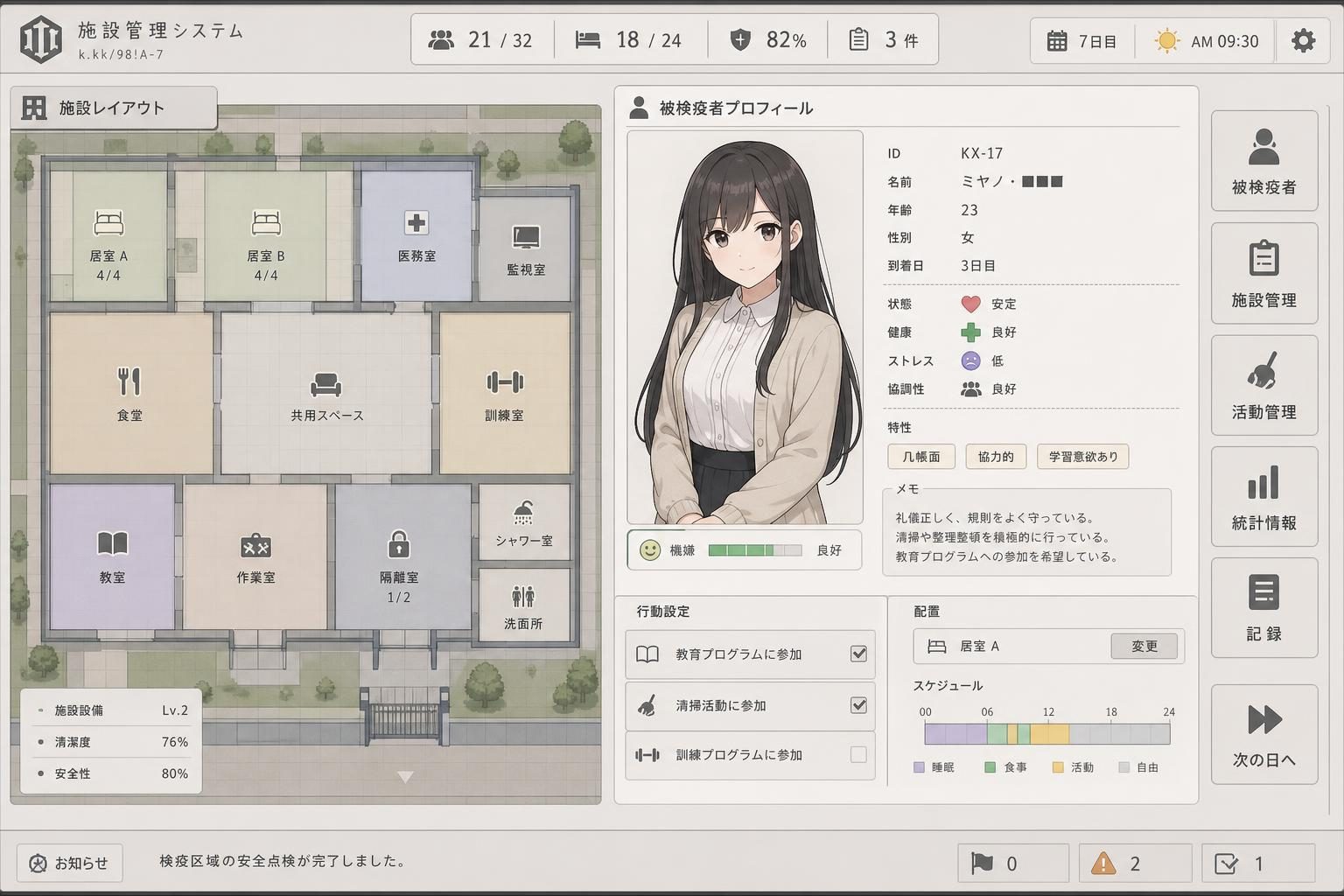 监狱：被隔离的人们 角色路线 展示图 7